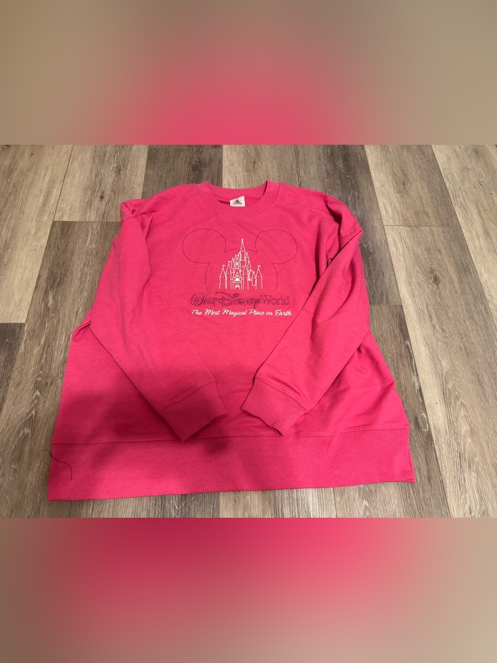 Walt Disney World Most Magical Place On Earth Sweatshirt Size Large NWT